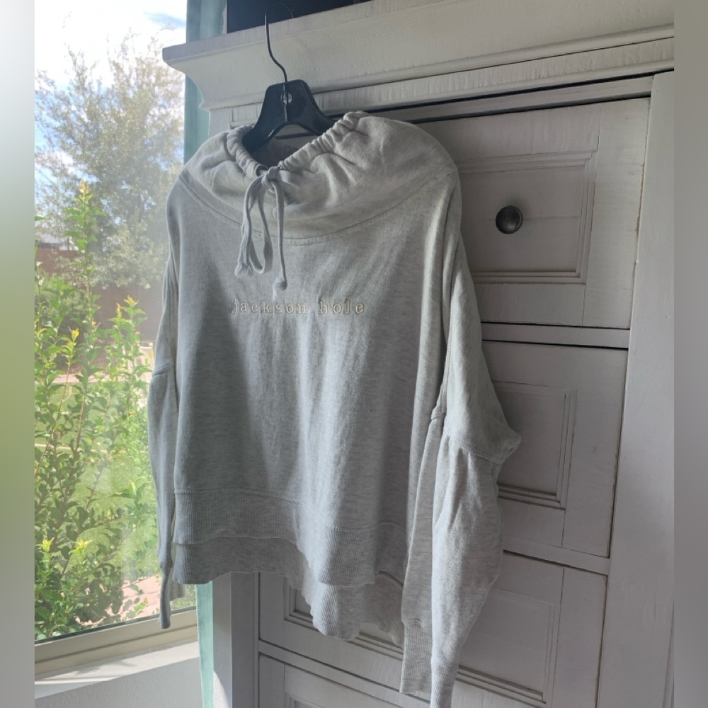 Jackson Hole Gray Hoodie